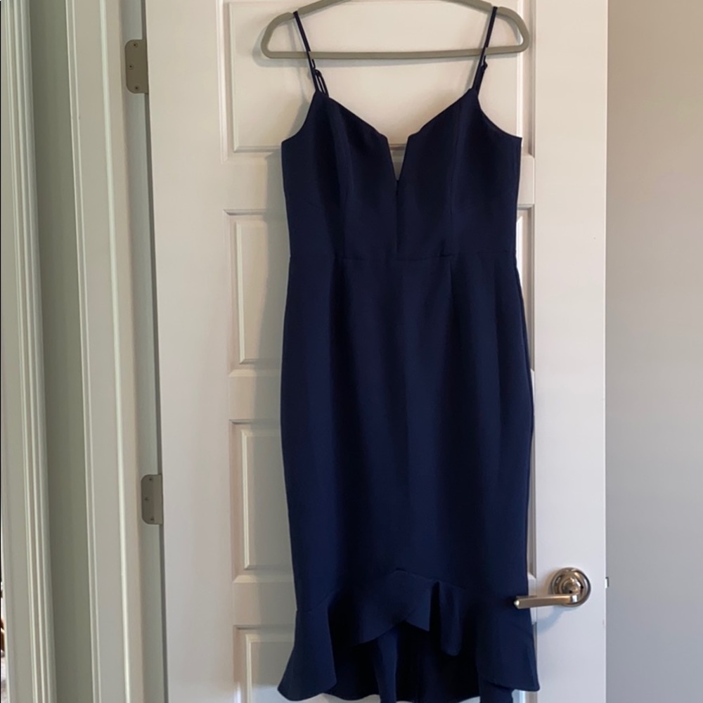 Bardot navy dress - Picture 2 of 4